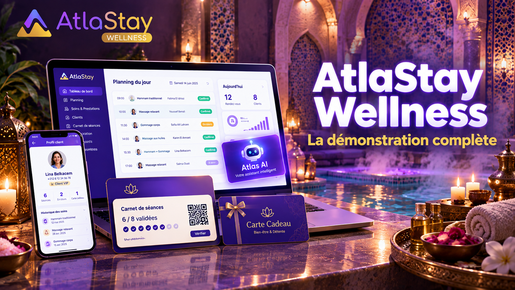 AtlaStay Wellness en action